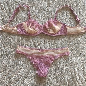 Victoria’s Secret bra and panty set